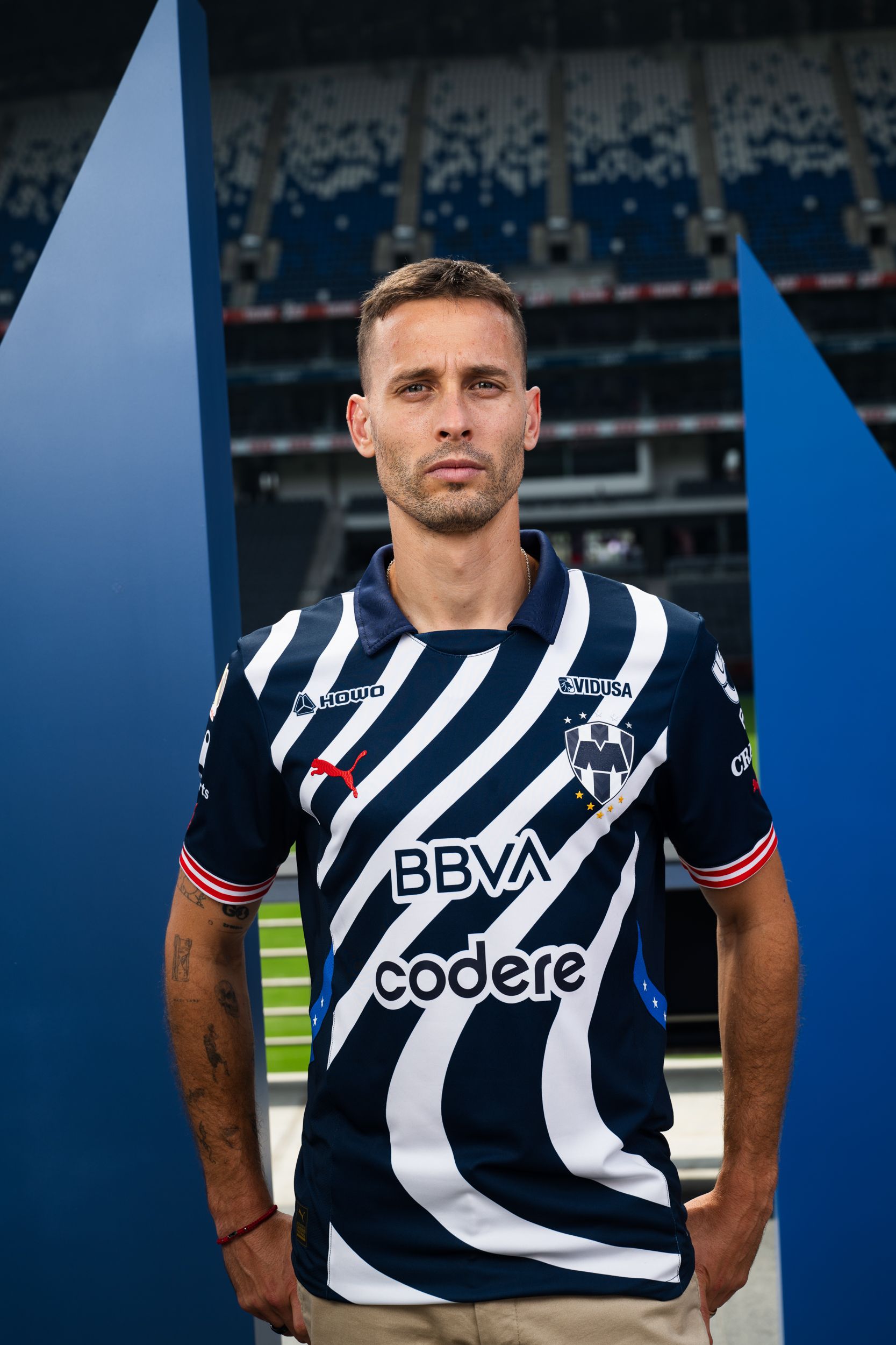 Playera rayados orders de monterrey